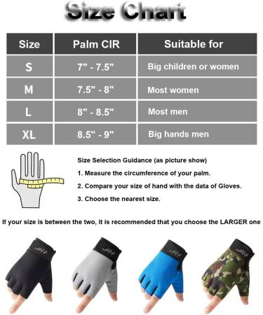 SUJAYU Fingerless Water Sports Gloves - Men & Women Large Blue | Fishing, Paddling, Sailing, Rowing, Kayaking - Buy Online on GoSupps.com