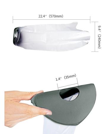 EVERCRYO Waterproof Adult Short Arm Cast Cover for Shower Bath - Reusable Cast and Bandage Protector - Watertight Protection for Broken Arm Hand Finger Wrist (Grey) - Buy Online on GoSupps.com