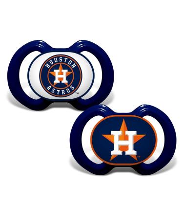 Baby Fanatics Houston Astros 2-Pack Pacifiers