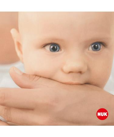 NUK Extra Cool Teething Ring - Cooling & Massage Effect for 3+ Months - Multi-Coloured | International Shipping - Buy Online on GoSupps.com