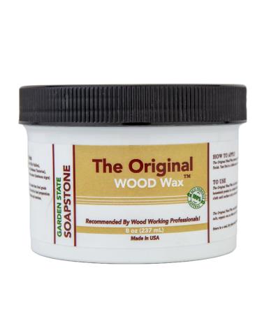 GARDEN STATE SOAPSTONE - The Original Wood Wax - Wood Scratch Repair Includes Carnauba Wax - Wood Cleaner Furniture Wax
