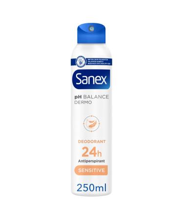 Sanex Dermo Sensitive Antiperspirant Deodorant Spray 250ml Sensitive Single