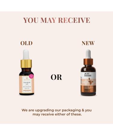 Just Herbs Kimsukadi Tail Glow Boosting Ayurvedic Facial Oil for All Skin Types 100% Natural & Vegan Cruelty-Free 15ml - Buy Online on GoSupps.com