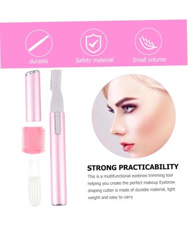 Eyebrow Trimmer Eyebrow Trimmer Electric Eyebrow Shaver Electric Eyebrow Razor Women Eyebrow Shaver Eyebrow Cutter Pink Inner Core ABS Plastic - Buy Online on GoSupps.com