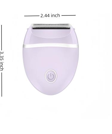 electric razors for women legs bikini face armpit hair dry battery operated 3-blade Foil electric shaver for leg dry & wet cordless portable women shaver on The go/purple - Buy Online on GoSupps.com