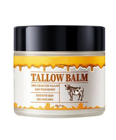 Tallow Face Body Cream | Tallow Facial Moisturizer | Natural Body Lotion Balm for Sensitive Skin Grass Fed Beef Tallows Moisturizer Cream Perfect for Nourishing Dry Skin Lotion