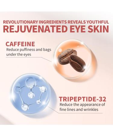 Anti-Aging Caffeine Eye Cream | Eyebag Remover & Under Eye Treatment | Reduce Fine Lines & Dark Circles - 0.6 OZ - Buy Online on GoSupps.com