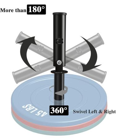BRTGYM T Bar Row Landmine Attachment for 2 Olympic Bars - Heavy-Duty Steel, 360 Swivel | Home Gym Equipment - Buy Online on GoSupps.com