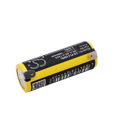 PRUVA Battery Compatible with Panasonic Real-time Clocks Utility metering Wireless Alarms and Security d P/N: BR-A BR-A-TABS 1800mAh
