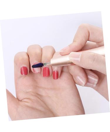 minkissy 1pc Nail Polisher Nail Polishing Heads Bits Nail Beauty Tools Electric Nail Drill Bits Manicure Head Bit Nails Gel Remover Steel Nail Plastic Pedicure 7x1.5cm White - Buy Online on GoSupps.com