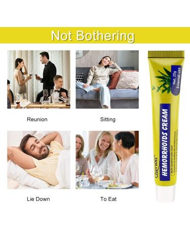 Natural Herbal Hemorrhoid Cream for Itch Relief - 4 Pack - Buy Online on GoSupps.com