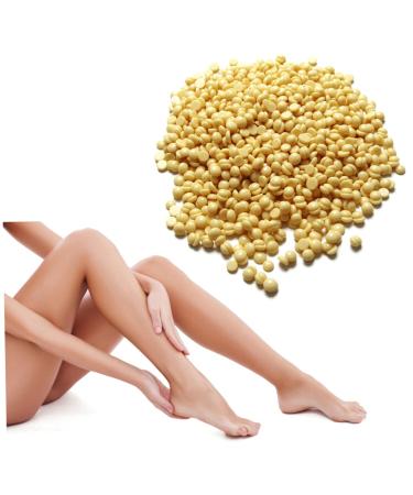 Minkissy 3Pcs Coarse Wax Pearls for Body Hair Removal | Easy Painless Hard Wax Beans - Light Yellow Beeswax - Buy Online on GoSupps.com