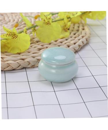 Rouge Storage Tank Makeup - Sealed Ceramic Bottle for Creams | Medium Blue International Shipping - Buy Online on GoSupps.com