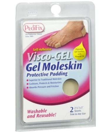 PediFix Visco-gel Moleskin Protective Padding, 2-Count - Buy Online on GoSupps.com