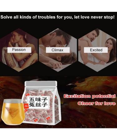 Five Flavors Goji Berry Tea - Men's Essentials Schisandra Dodder Tea Chinese Kidney Care Tea Nourishing Liver Tea Natural Combination Tea Bags (60PCS) - Buy Online on GoSupps.com