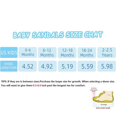 FEETCITY Baby Sandals - Summer Crib Shoes for Infants, Pinkfishscale, Size 7-8 - Buy Online on GoSupps.com