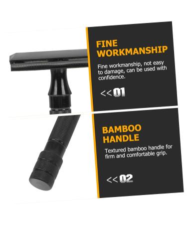 Vintage Manual Razor Set - Beard Trimming & Cleaning Tool | 1 Count Black - Buy Online on GoSupps.com