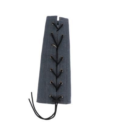 Parliky 1pc Parrot Armguard Pet Anti- Grab Arm Bird Anti Shawl Cloth Art Arm Band Poo Protective Belt medium Navy