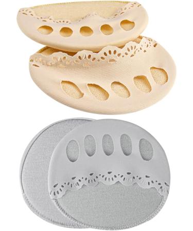 Mobestech 10 Pairs Tabi Socks with Forefoot Pad | Sweat-Absorbing Half Socks & Heel Cushion for Women - Perfect for High Heels & Outdoor Use - Buy Online on GoSupps.com