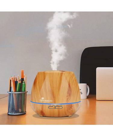 Diffuserlove 550ml Aroma Diffuser Humidifier with Remote Control | 7-Color LED & Auto Shutoff | Perfect for Spa Massage & Yoga - Buy Online on GoSupps.com