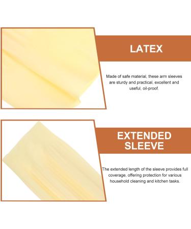 OSALADI Arm Sleeves Covers 45cm Arm Protectors with Elastic End Waterproof Arm Protection Guard Oversleeves for Work Lab School Cleaning - Buy Online on GoSupps.com