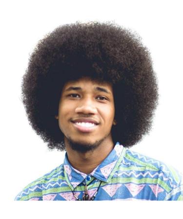 BECUS Afro Wig Men for Black Men Human Hair Afro Black Hair Wig 70's 80's Disco Rocker Costume Wigs with Free Wig Cap Brazilian Virgin Human Hair(8 inches Fluffy Tight Curls 1B) A-Fluffy Tight Curls