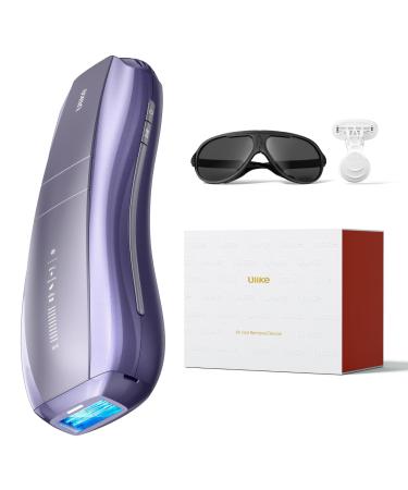 Ulike Air 10 IPL hair removal device with sapphire ice cooling technology 4 attachments for pain-free and long-lasting results laser hair removal for face armpits legs and body purple - Buy Online on GoSupps.com