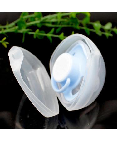 Duhe189014 Portable Pacifier Case - Transparent All-in-One Silicone Holder with BPA-Free PP Storage Box - Dust-Proof and Durable - Buy Online on GoSupps.com
