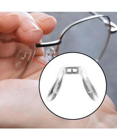 Colcolo Eyeglass Saddle Bridge Silicone Nose Pad - U Shape Holder for Eyeglasses | Small Size Comfortable Fit - Buy Online on GoSupps.com