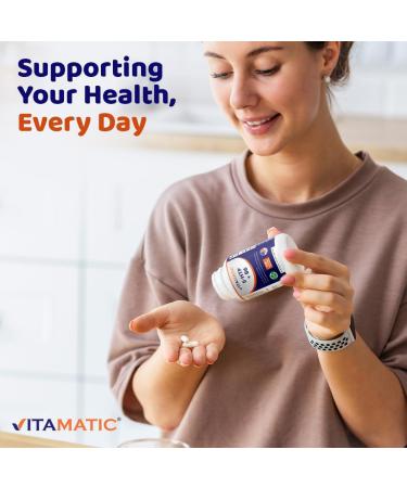 Vitamatic 5-HTP 200mg with B6 5mg Per Serving - 240 Vegetarian Capsules (5-Hydroxytryptophan) - (Griffonia Simplicifolia Seed Extract)- 2 Pack - Buy Online on GoSupps.com