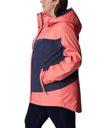 Columbia Women's Point Park Insulated Jacket - Neon Sunrise Sheen/Nocturnal (Size Small) - Buy Online on GoSupps.com