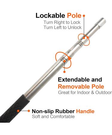 Snake Catcher Net Telescopic Pole for Reptile Grabber Rattle Snake Moving and Catching - Buy Online on GoSupps.com