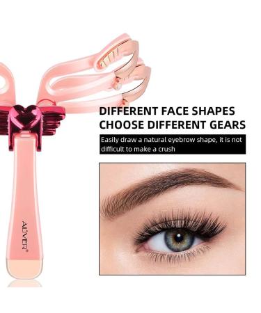 Reusable Eyebrow Stencils - 3 Types for Quick 3-Minute Makeup | Perfect for Women & Girls in Pink - International Shipping - Buy Online on GoSupps.com