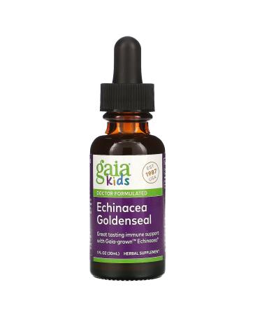 Gaia Herbs Kids Echinacea Goldenseal 1 fl oz (30 ml)