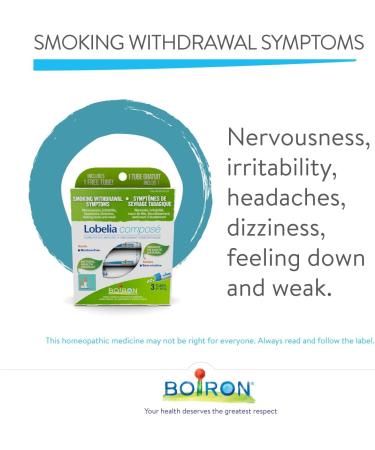 Boiron Lobelia Compose Homeopathic medicine for the relief of smoking withdrawal symptoms. 3 Tubes - Buy Online on GoSupps.com