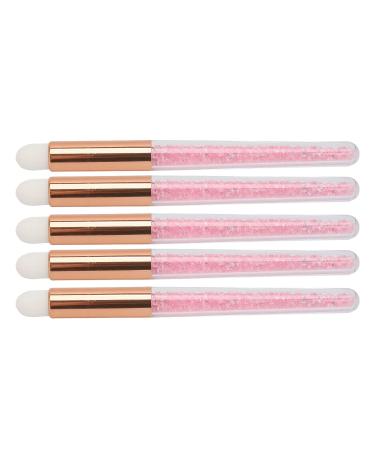 Buy Glitter Crystal Lip Brush - Round Head Portable Fiber Wool Makeup & Lash Brush International Shipping - Buy Online on GoSupps.com