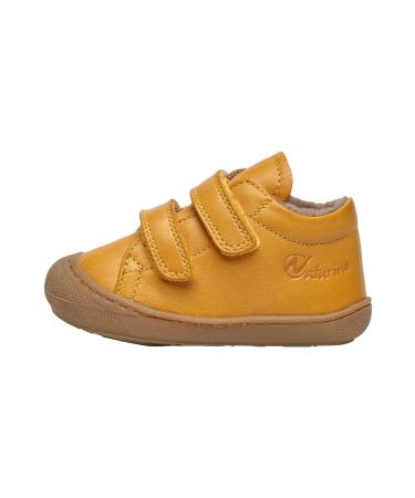 Naturino Cocoon VL-Leather First-Steps Shoes 3 UK Child Orange