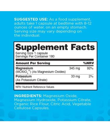 NBPure Mag O7 Oxygen Digestive System Cleanser Capsules - 180 Count (Pack of 1) - Buy Online on GoSupps.com