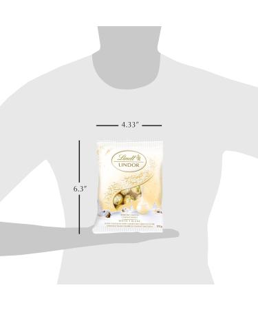 Lindt LINDOR Mini White Chocolate Balls 100-Gram Bag White Chocolate 100g - Buy Online on GoSupps.com