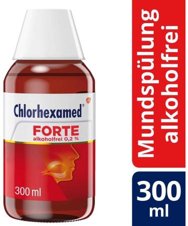 Chlorhexamed Forte Non-Alcoholic Mouthwash 0.2% - Antiseptic Oral Rinse for Gum Inflammation 300 ml | International Shipping Available - Buy Online on GoSupps.com