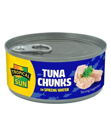 Tropical Sun Tuna Chunks in Springwater 160g Box of 6-Fd