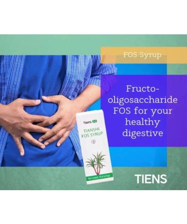 Buy Tiens FOS Syrup - Premium Fructooligosaccharides for Digestive Health | 6 Sachets x 10ml - Gut Health Support International Shipping - Buy Online on GoSupps.com