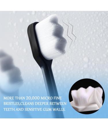 Syeycw 2-Pack Children s Toothbrush & 4-Pack Soft Nano Manual Toothbrush for Sensitive Gums - 20 000 Micro Bristles for Adults & Kids 6-12 - 360 Silicone Design - Buy Online on GoSupps.com