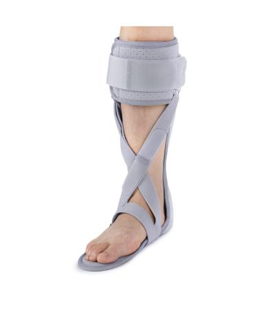 Tairibousy AFO Foot Drop Brace Ankle Foot Orthosis Medical Foot Up Afo Walking with Shoe for Stroke Hemiplegia for Men and Women (Small-Right)