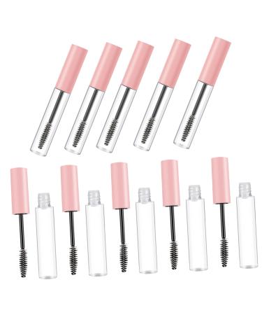 FOMIYES 10pcs Mascara Empty Tube Mascara Tube for oil Transparent Eyelash Tube Wands DIY Plastic