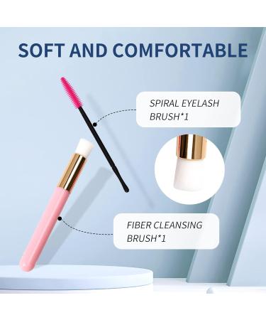 60ml Eyelash Extension Cleanser with Soft Brush - Lash Shampoo for Makeup Removal - Buy Online on GoSupps.com