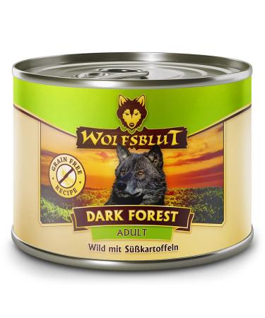 Wolfsblut Dark Forest Adult Dog Food - 200 g (Pack of 6)