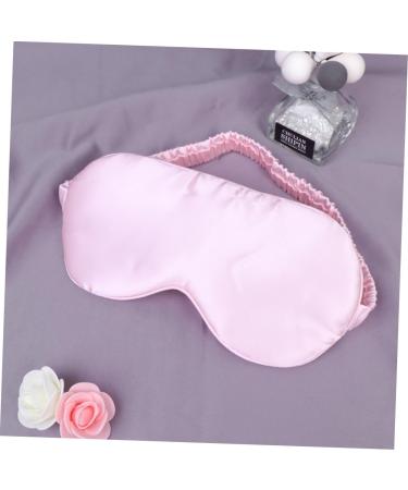 Mobestech Silk Sleeping Eye Mask - Blackout Blindfold for Restful Sleep | Adjustable Strap | Pink | Ideal for Travel & Sleep - Buy Online on GoSupps.com