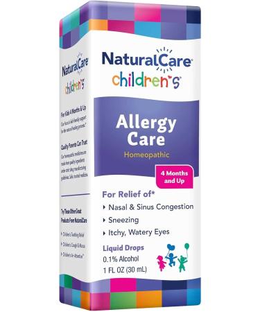 NaturalCare Children's Allergy Care Homeopathic Liquid Drops 1 Fl Oz - Buy Online on GoSupps.com