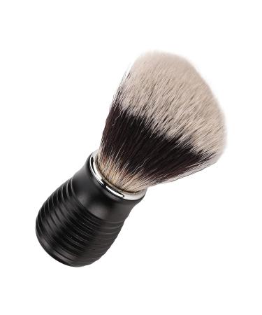 Professional Men Shaving Brush - Nylon Hair Beard Foam Brush with Aluminum Alloy Handle for Smooth Shaving - Buy Online on GoSupps.com